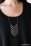 Paparazzi "Climb High - Gold" necklace Paparazzi Jewelry