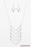 Paparazzi "Climb High - Silver" necklace Paparazzi Jewelry