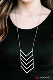 Paparazzi "Climb High - Silver" necklace Paparazzi Jewelry