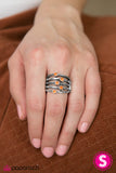 Paparazzi "Close Ranks" Orange Ring Paparazzi Jewelry
