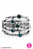 Paparazzi "Close Ranks" Blue Ring Paparazzi Jewelry