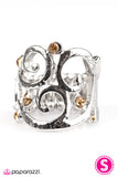 Paparazzi "Cloudy Days - Brown" ring Paparazzi Jewelry