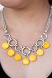 Paparazzi "Coastal Adventure - Yellow" necklace Paparazzi Jewelry