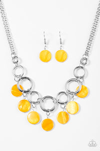 Paparazzi "Coastal Adventure - Yellow" necklace Paparazzi Jewelry