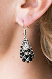 Paparazzi "Coastal Cache" Black Earrings Paparazzi Jewelry