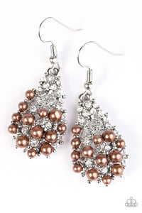 Paparazzi "Coastal Cache" Brown Earrings Paparazzi Jewelry