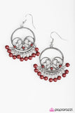 Paparazzi "Coast View" Red Earrings Paparazzi Jewelry