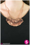 Paparazzi "COIN Artist" Copper Necklace & Earring Set Paparazzi Jewelry