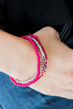 Paparazzi "Collect Moments" Pink Bracelet Paparazzi Jewelry