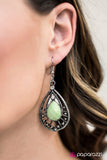 Paparazzi "Colorcopia" Green Earrings Paparazzi Jewelry