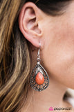 Paparazzi "Colorcopia" Orange Earrings Paparazzi Jewelry