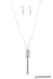 Paparazzi "Color Craze" Brown Necklace & Earring Set Paparazzi Jewelry