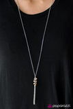 Paparazzi "Color Craze" Brown Necklace & Earring Set Paparazzi Jewelry