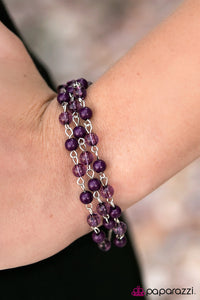 Paparazzi "Colorful Adventures - Purple" bracelet Paparazzi Jewelry