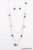 Paparazzi "Colorful Calamity" Multi Necklace & Earring Set Paparazzi Jewelry