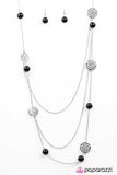 Paparazzi "Colorful Calamity" Black Necklace & Earring Set Paparazzi Jewelry