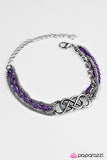 Paparazzi "Colorful Collaboration" Purple Bracelet Paparazzi Jewelry