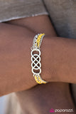 Paparazzi "Colorful Collaboration" Yellow Bracelet Paparazzi Jewelry