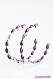Paparazzi "Colorful Impressions" Purple Earrings Paparazzi Jewelry