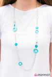 Paparazzi "Colorfully Caribbean - Blue" necklace Paparazzi Jewelry