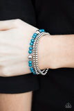 Paparazzi "Colorfully Classy" Blue Bracelet Paparazzi Jewelry