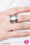 Paparazzi "Color Me Courageous - White" ring Paparazzi Jewelry