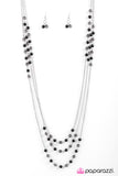 Paparazzi "Color My World - Black" necklace Paparazzi Jewelry