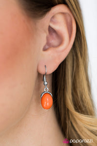 Paparazzi "Color Scheme" Orange Earrings Paparazzi Jewelry