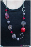 Paparazzi "Come As You Are - Red" necklace Paparazzi Jewelry