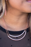 Paparazzi "Come Rain Or MOONSHINE - Copper" necklace Paparazzi Jewelry