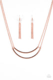 Paparazzi "Come Rain Or MOONSHINE - Copper" necklace Paparazzi Jewelry