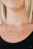 Paparazzi "Come Rain Or MOONSHINE - Rose Gold" necklace Paparazzi Jewelry