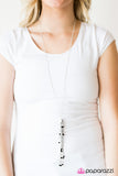 Paparazzi "Comet Chase - Black" necklace Paparazzi Jewelry