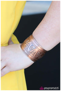 Paparazzi "Come What MAYAN" Copper Bracelet Paparazzi Jewelry