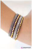 Paparazzi "Comin In Hot - Purple" bracelet Paparazzi Jewelry
