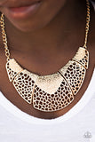 Paparazzi "Command and Conquer - Gold" necklace Paparazzi Jewelry