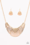 Paparazzi "Command and Conquer - Gold" necklace Paparazzi Jewelry