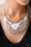 Paparazzi "Command and Conquer - Silver" necklace Paparazzi Jewelry