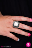 Paparazzi "Common Ground" White Ring Paparazzi Jewelry