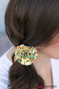 Paparazzi "Confetti Confection" Yellow Hair Clip Paparazzi Jewelry