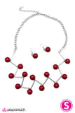 Paparazzi "Connecting The Constellations - Red" necklace Paparazzi Jewelry