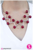 Paparazzi "Connecting The Constellations - Red" necklace Paparazzi Jewelry