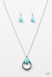 Paparazzi "Contemporary ARTISAN - Blue" necklace Paparazzi Jewelry