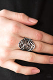 Paparazzi "Controlled Chaos - Brown" ring Paparazzi Jewelry