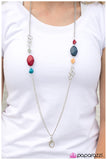 Paparazzi "Cool, Calm, and Collected" Multi Lanyard Necklace & Earring Set Paparazzi Jewelry