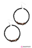 Paparazzi "Cool Runnings" Black Earrings Paparazzi Jewelry