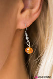 Paparazzi "Cool Under Pressure" Orange Necklace & Earring Set Paparazzi Jewelry