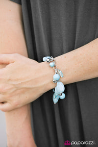 Paparazzi "Coral Sea" Blue Bracelet Paparazzi Jewelry