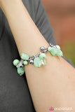 Paparazzi "Coral Sea" Green Bracelet Paparazzi Jewelry