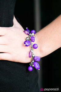 Paparazzi "Coral Sea - Purple" bracelet Paparazzi Jewelry